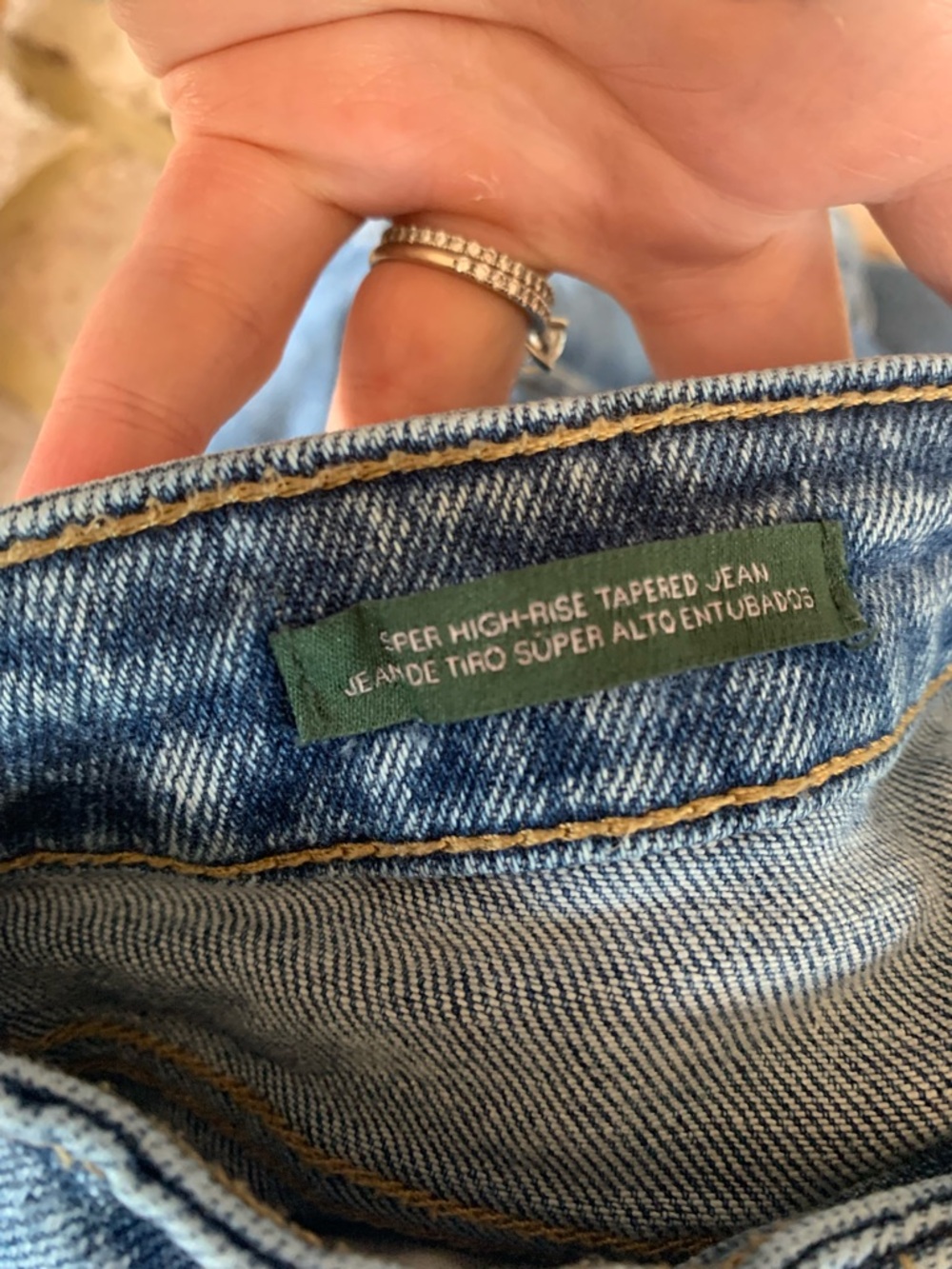 Target | BUNDLE | Women's High Waisted Jeans - Medium and Dark Blue Washes | 6 - Picture 2 of 16